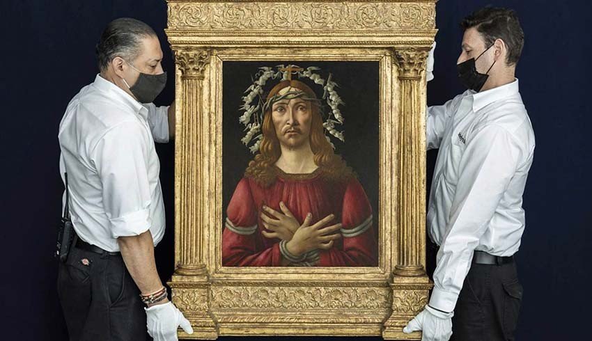 Botticelli’nin 'Kederin Adamı' 45,4 milyon dolara satıldı