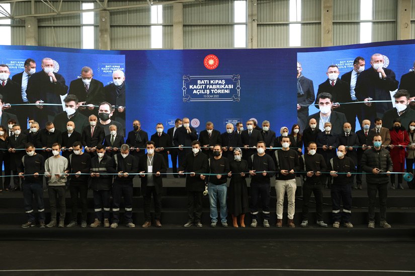 Erdoğan, Batı Kipaş Kâğıt Fabrikası’nın açılışını yaptı 2