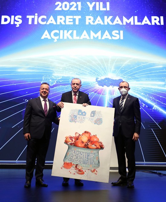 İsmail Gülle-Cumhurbaşkanı Erdoğan-Mehmet Muş