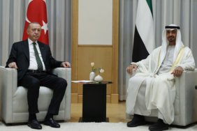 Recep Tayyip Erdoğan ile Abu Dabi Veliaht Prensi Şeyh Muhammed Bin Zayid Al Nahyan