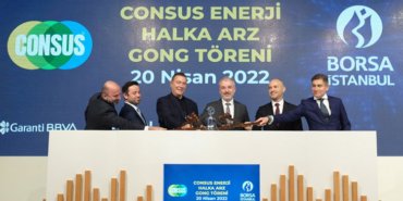 Borsa İstanbul’da gong Consus Enerji için çaldı