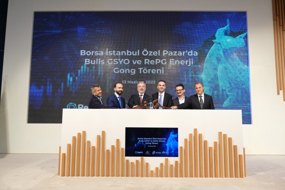 Borsa İstanbul’da gong, Bulls GSYO ve RePG Enerji