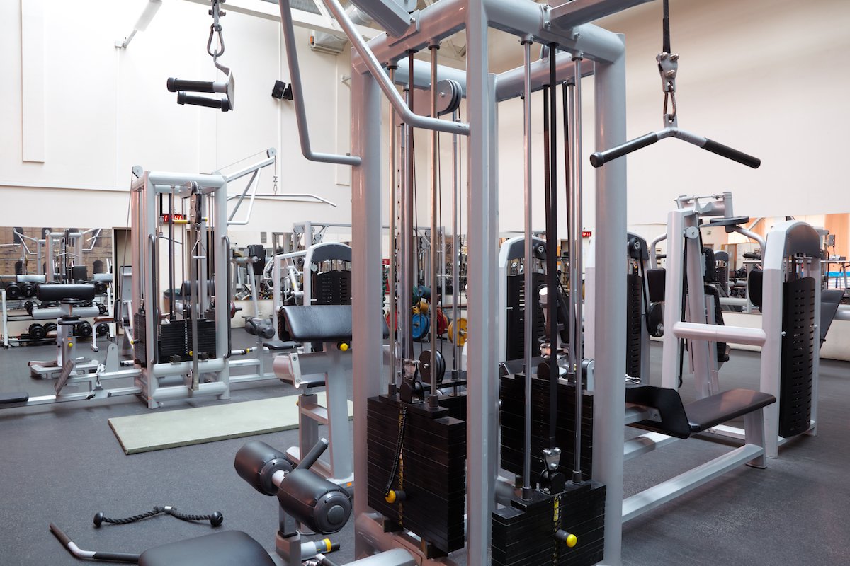 Empty,Fitness,Center,Hall