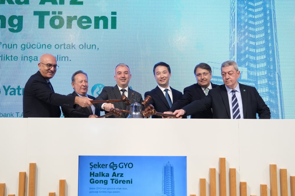 Şeker GYO halka arz töreni
