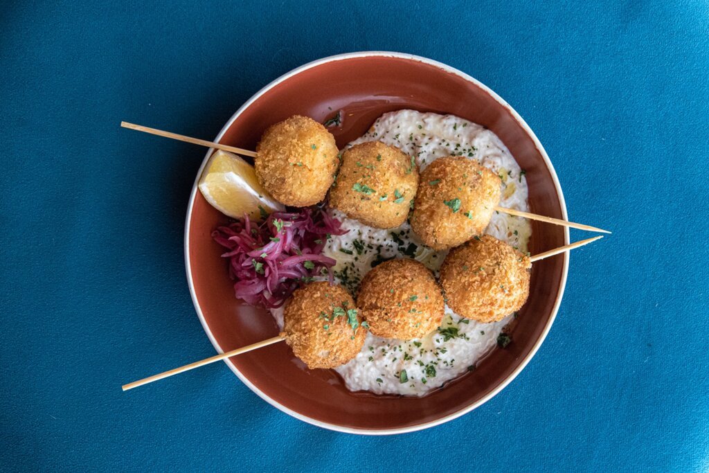 Tamirane Midyeli & Sebzeli Arancini