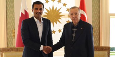 Katar şeyhi Al Sani'dan Erdoğan'a geçmiş olsun ziyareti