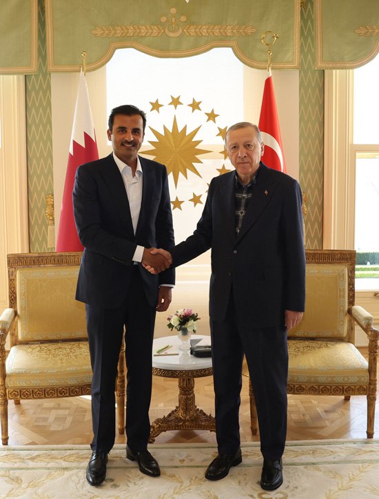 Katar şeyhi Al Sani- Erdoğan