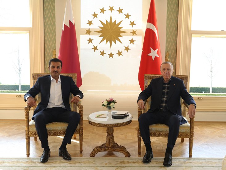 Katar şeyhi Al Sani- Recep Tayyip Erdoğan