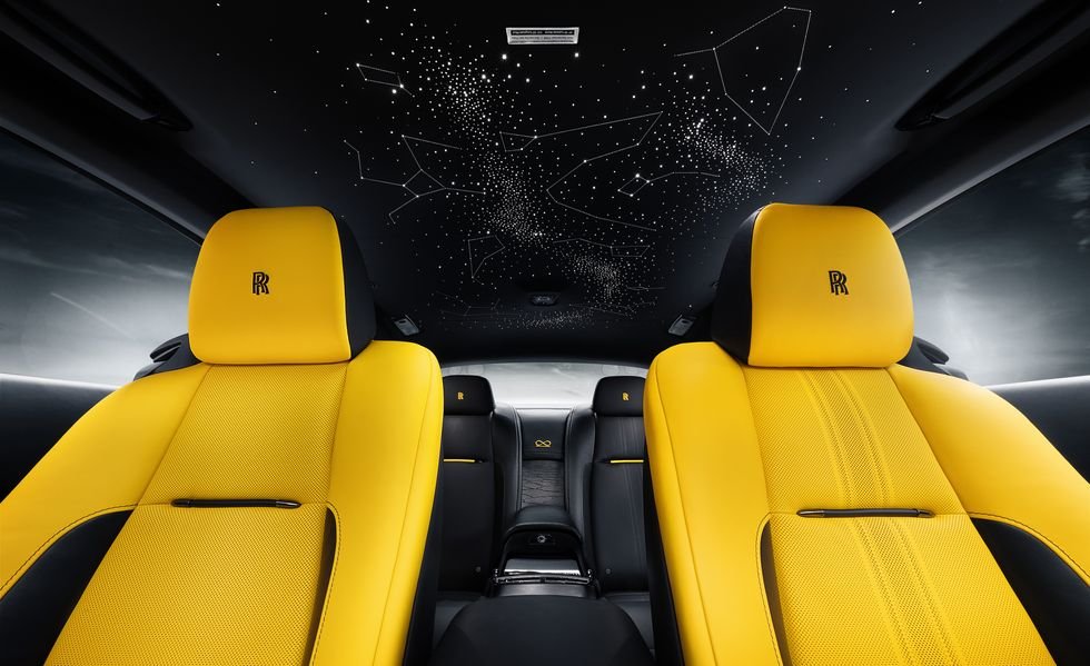 Rolls-Royce Wraith Black Arrow iç tasarım