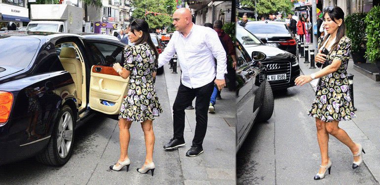 Suzan Sabancı Dinçer'in Bebek keyfi