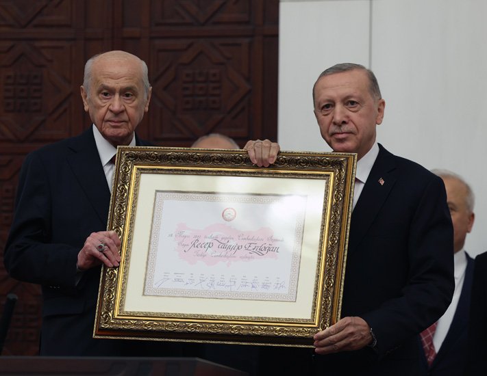Devlet Bahçeli,Cumhurbaşkanı Erdoğan