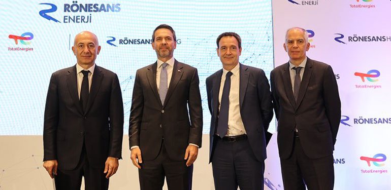 Rönesans Holding Başkanı Dr. Erman Ilıcak ve TotalEnergies GRP Başkanı Stéphane Michel, T.C Enerji ve Tabii Kaynaklar Bakanı Dr. Alparslan Bayraktar