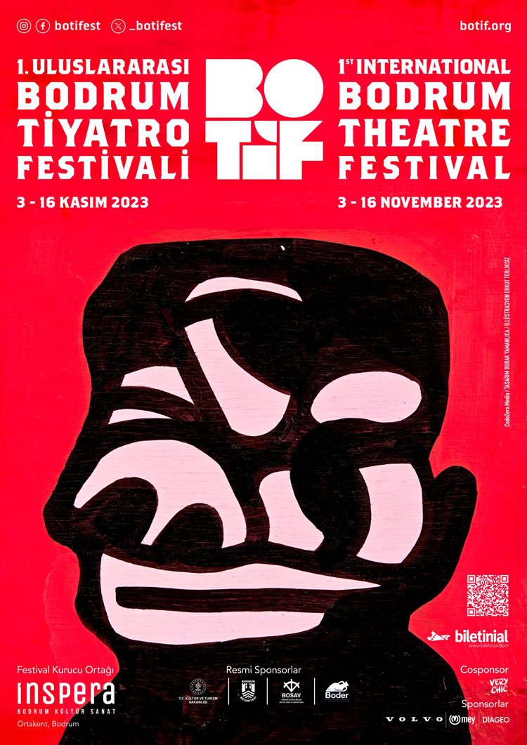 1. Uluslararasi Bodrum Tiyatro Festivali - Afiş
