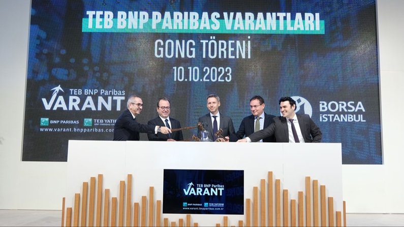 TEB BNP Paribas Varantları gong
