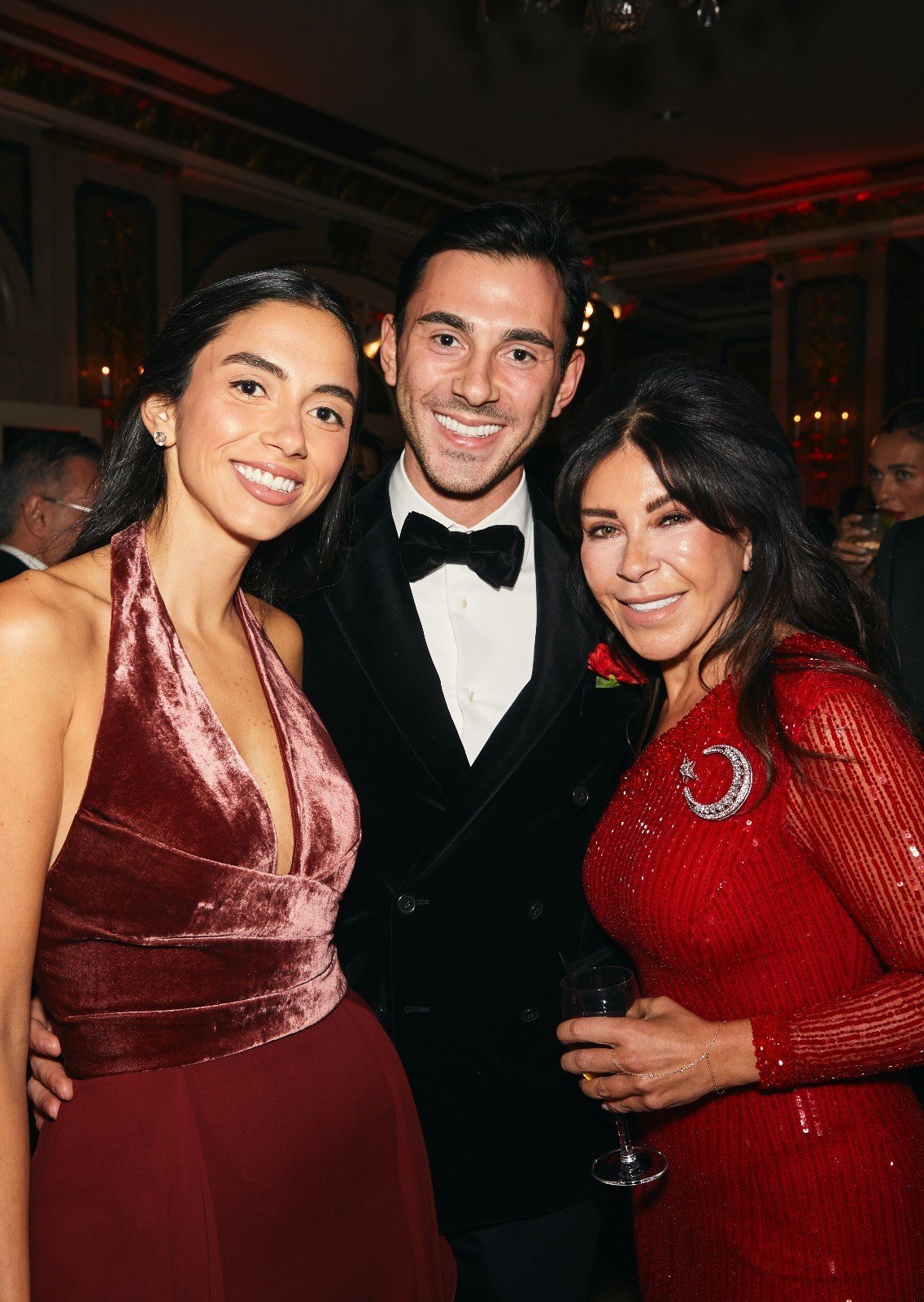 Suzan Sabancı ve çocukları Ceyda Dinçer ile Haluk Dinçer