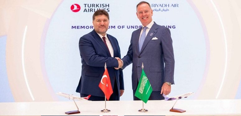 Levent Konukcu ve Riyadh Air Üst Yöneticisi (CEO) Tony Douglas