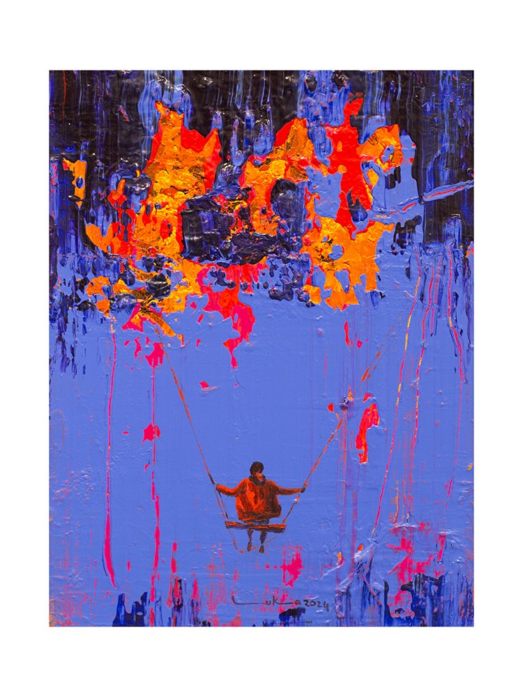 17- Arş , 2024, Tuval üzerine akrilik boya, 40 x 30 cm kopya