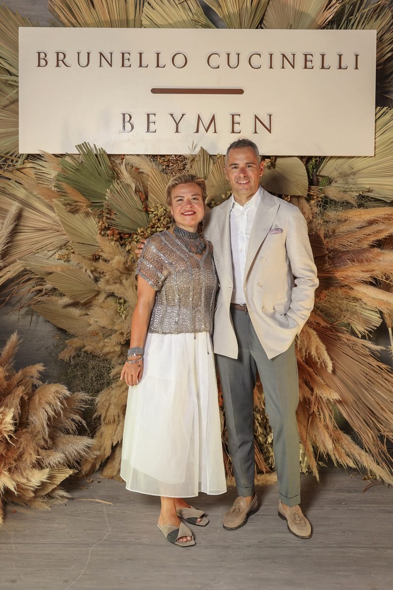 Beymen Group CEO’su Elif Çapçı ve Brunello Cucinelli CEO’su Luca Lisandron