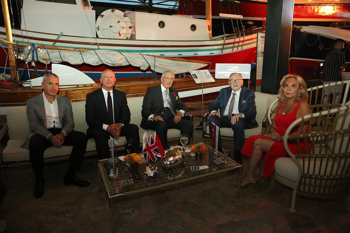 Levent Çakıroğlu,Rahmi Koç, Chris Gaunt,Gülten Süzer Gaunt