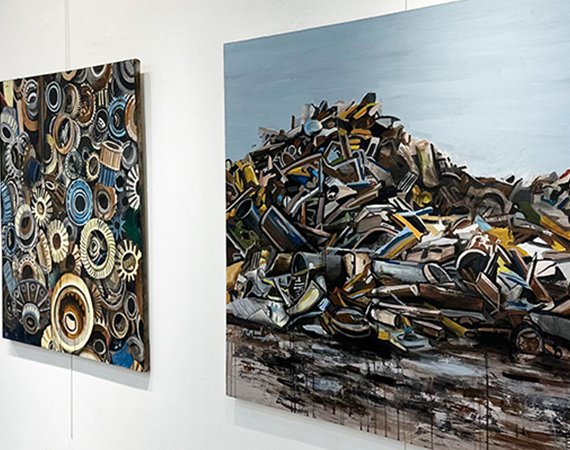 'Katmanlar' Resim Sergisi Trump Art Gallery'de