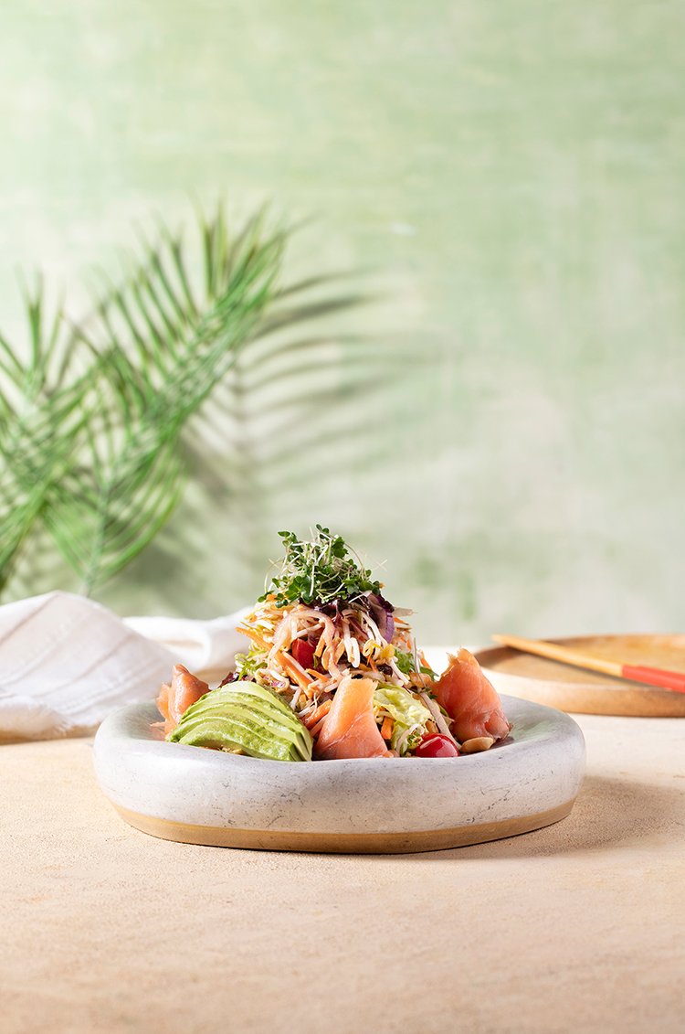 Füme Somonlu Asian Salad