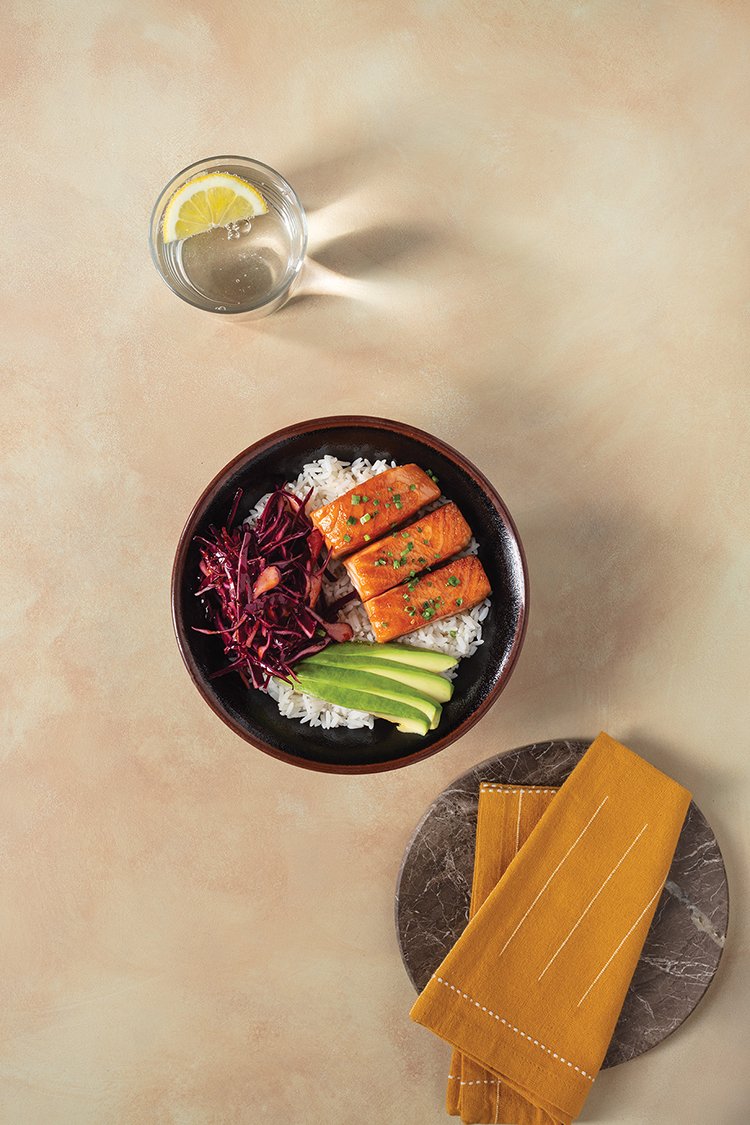 Teriyaki Salmon Bowl