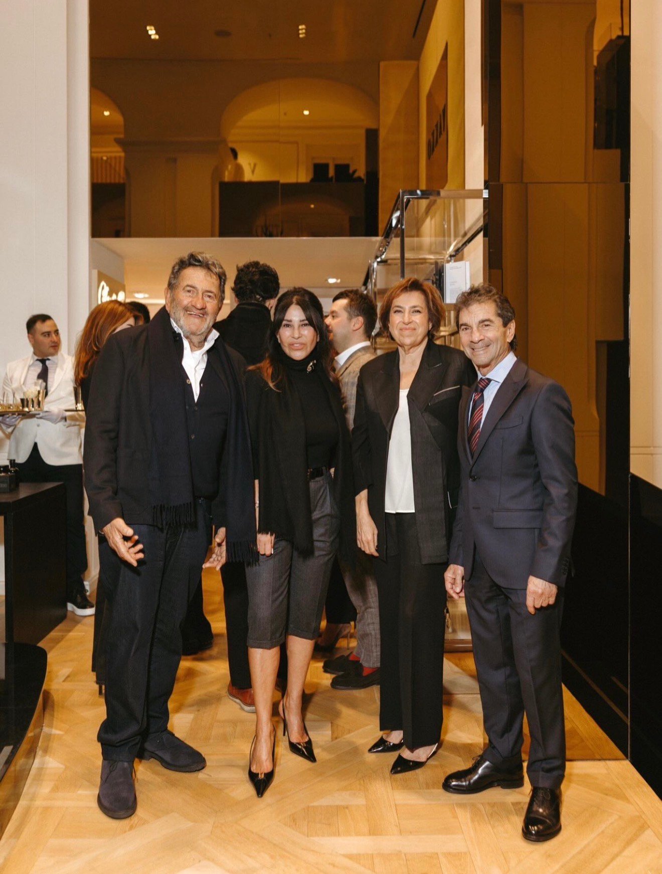 Mustafa Taviloğlu,Suzan Sabancı, Jaklin Güner, Cem Hakko