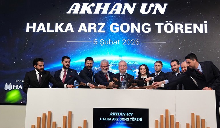 Borsa İstanbul'da gong Akhan Un için çaldı