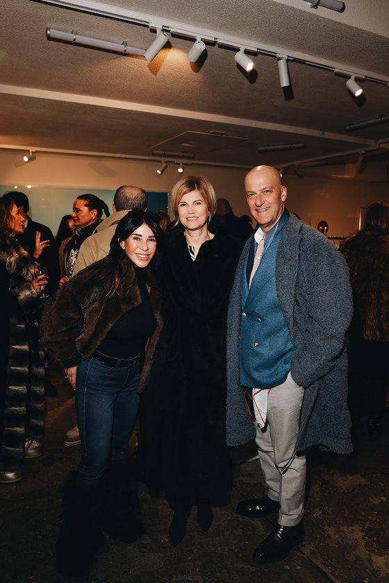 Suzan Sabancı, Alessia Santoni, Guisseppe Santoni