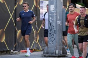 Macron’un Ankara mesaisi sabah koşusuyla başladı