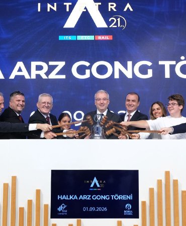 İntetra Teknoloji gongu çaldı, INTET işleme açıldı