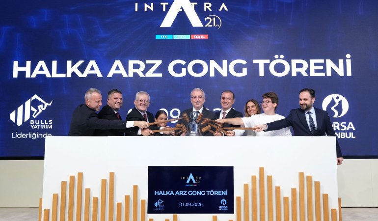 İntetra Teknoloji gongu çaldı, INTET işleme açıldı